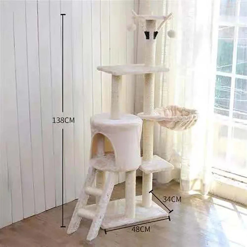 PurrPalace : Arbre à Chat Multifonction Gris