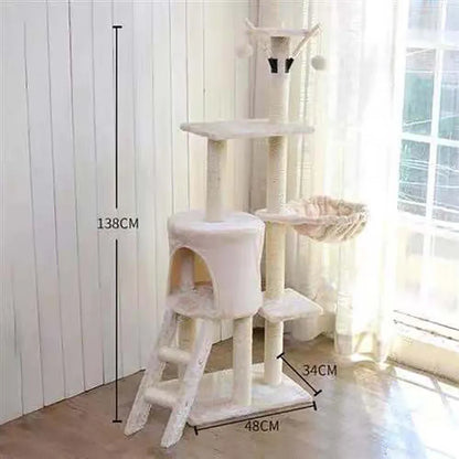 PurrPalace : Arbre à Chat Multifonction Gris