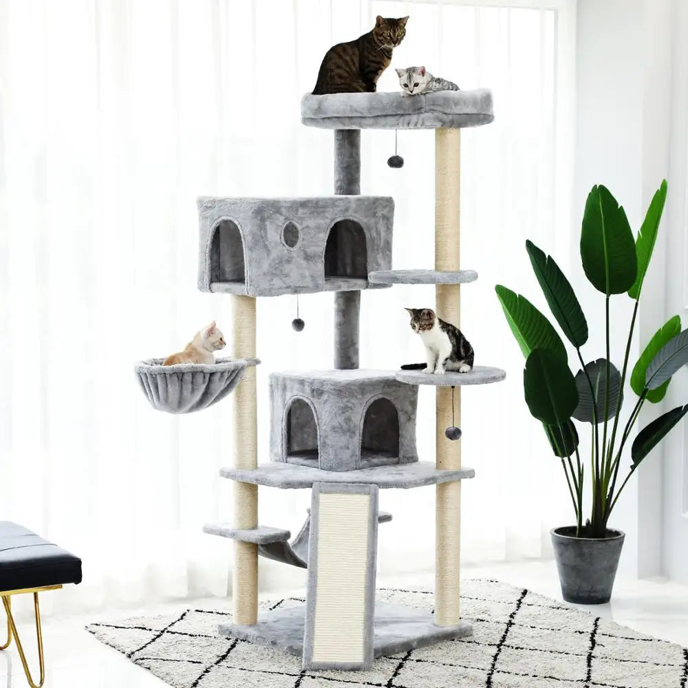 Arbre à Chat Griff'Oasis : Luxe et Jeu pour Votre Félin
