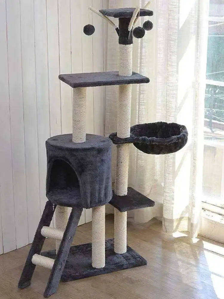PurrPalace : Arbre à Chat Multifonction Gris