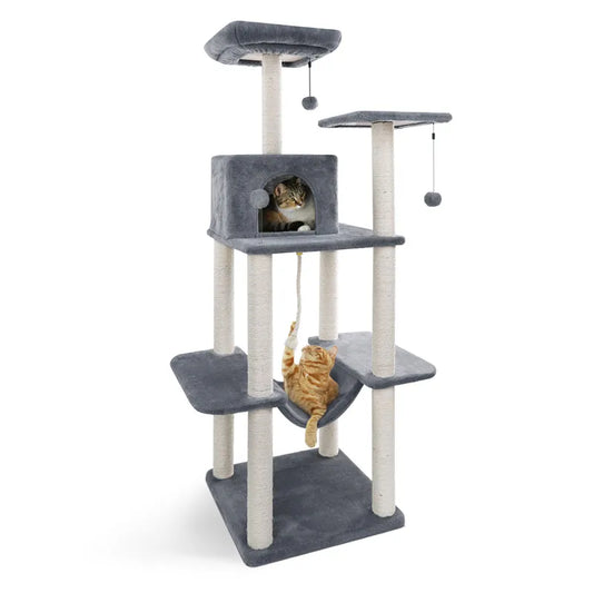 Arbre à Chat Design Bois FélinLuxe