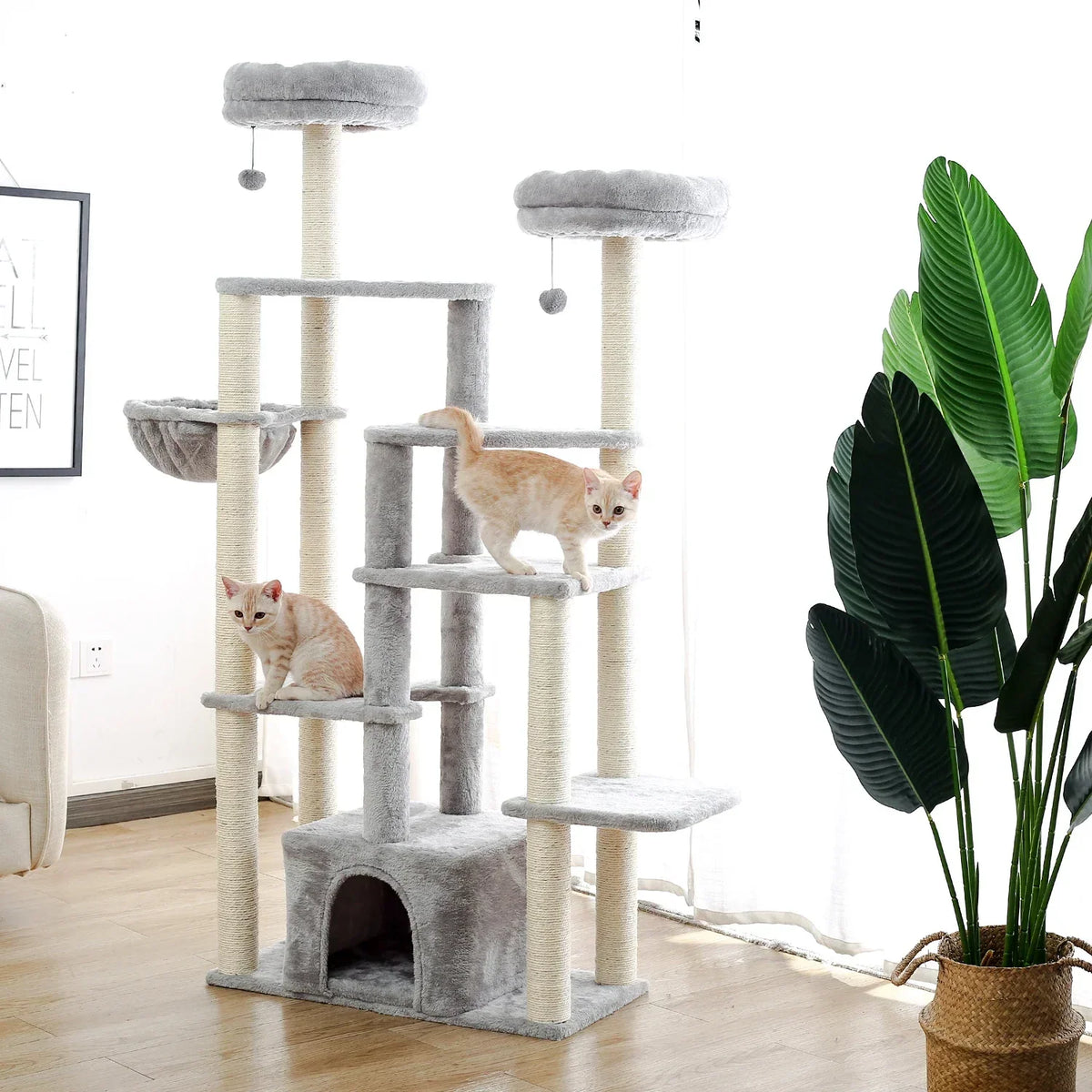 Arbre à Chat Griff'Oasis : Luxe et Jeu pour Votre Félin