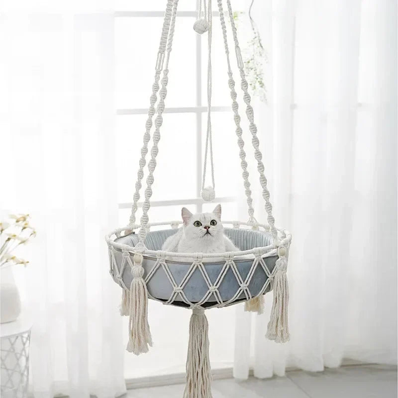 Nid Douillet Suspendu pour Chat - Confort & Design
