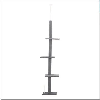 Arbre à chat SkyTower Sol-Plafond XXL Noir