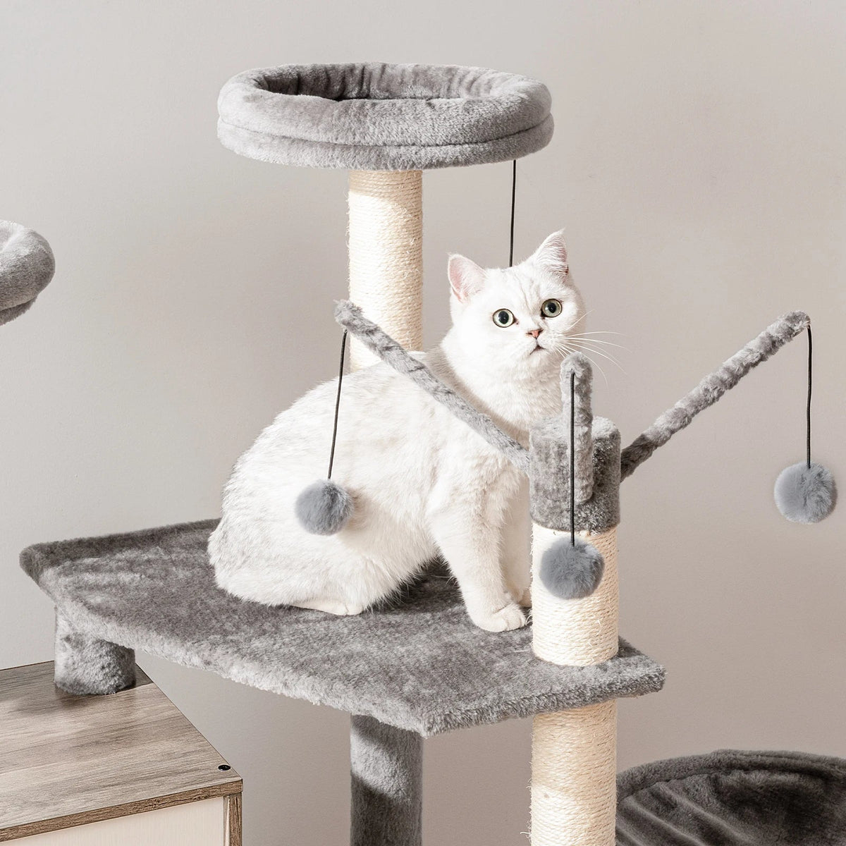 Arbre à Chat HideawayPaws avec Litière Intégrée