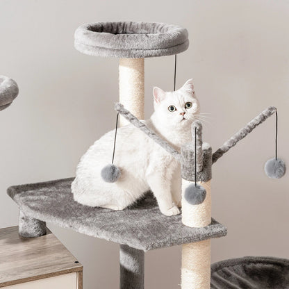Arbre à Chat HideawayPaws avec Litière Intégrée
