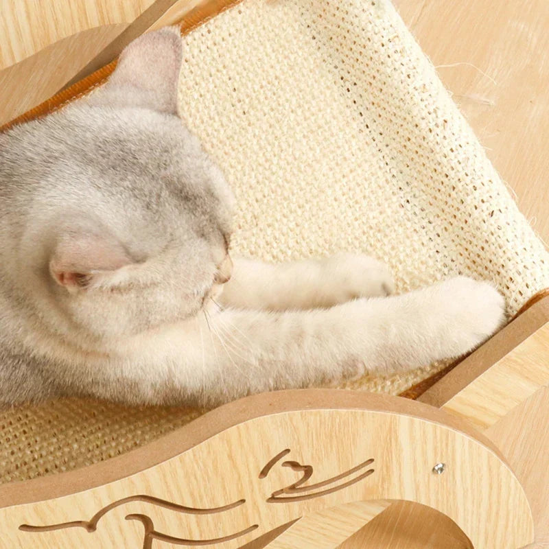 Transat Chat RelaxPaws Bois Naturel & Confort