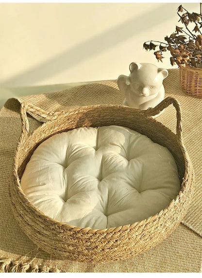 Panier Cocon Osier "L’Oseraie Féline" pour Chat