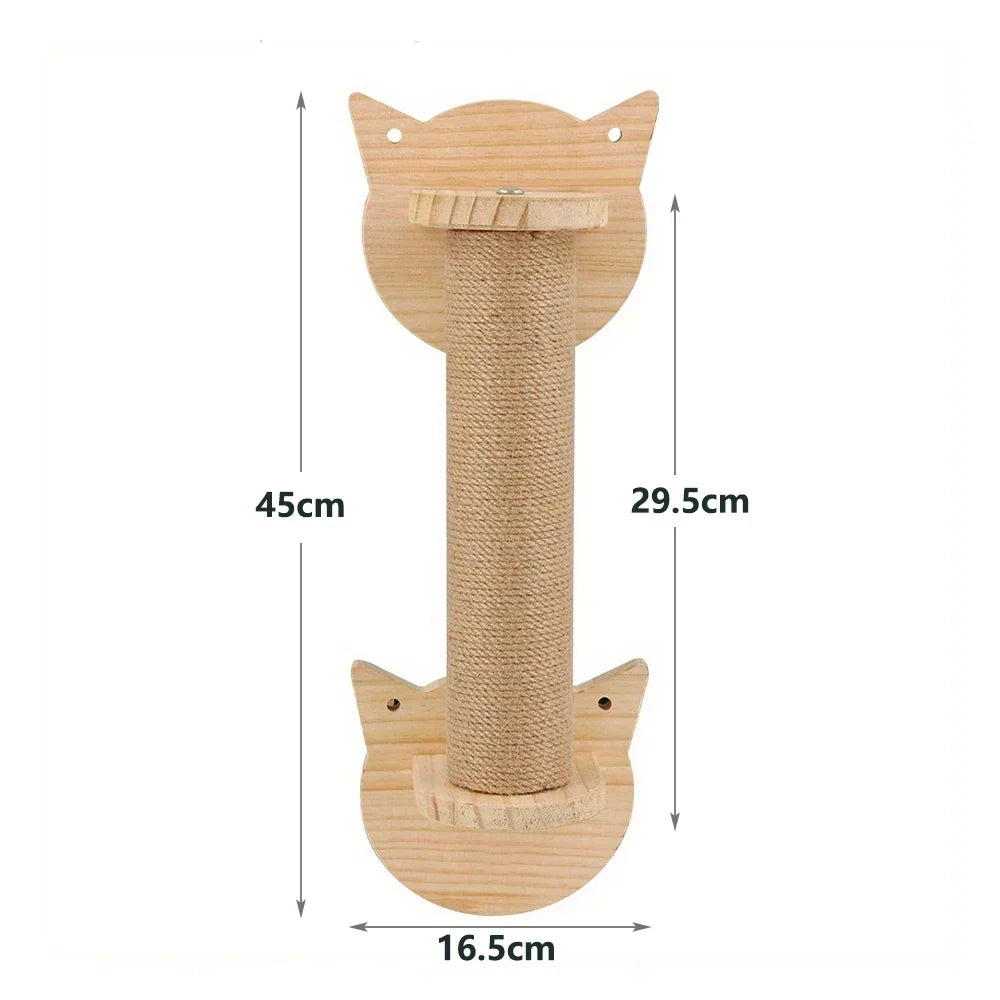 Arbre à Chat Mural Bois Modulable CheminFélin