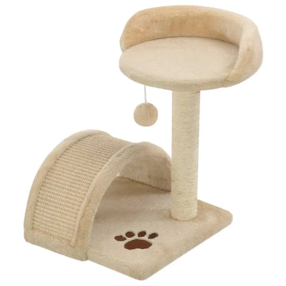 Arbre à Chat Dôme Beige : Jeu et Repos
