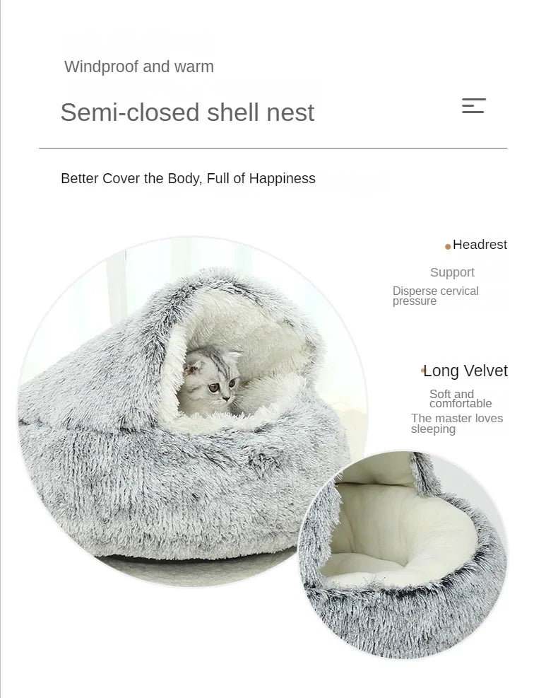 Panier Apaisant Chat : Cocon Douillet Anti-Stress