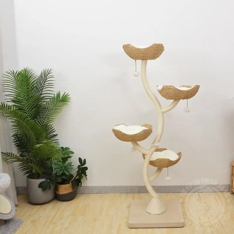 Arbre à Chat FleurDeluxe Design Bois & Sisal