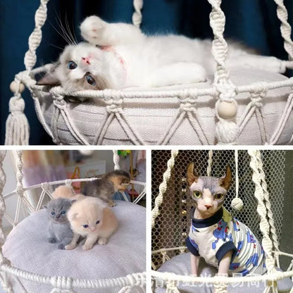 Nid Douillet Suspendu pour Chat - Confort & Design
