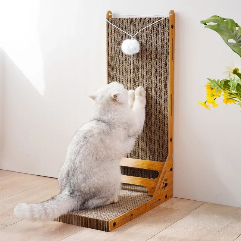 ScratchPal : Griffoir Sisal & Bois Compact pour Chat