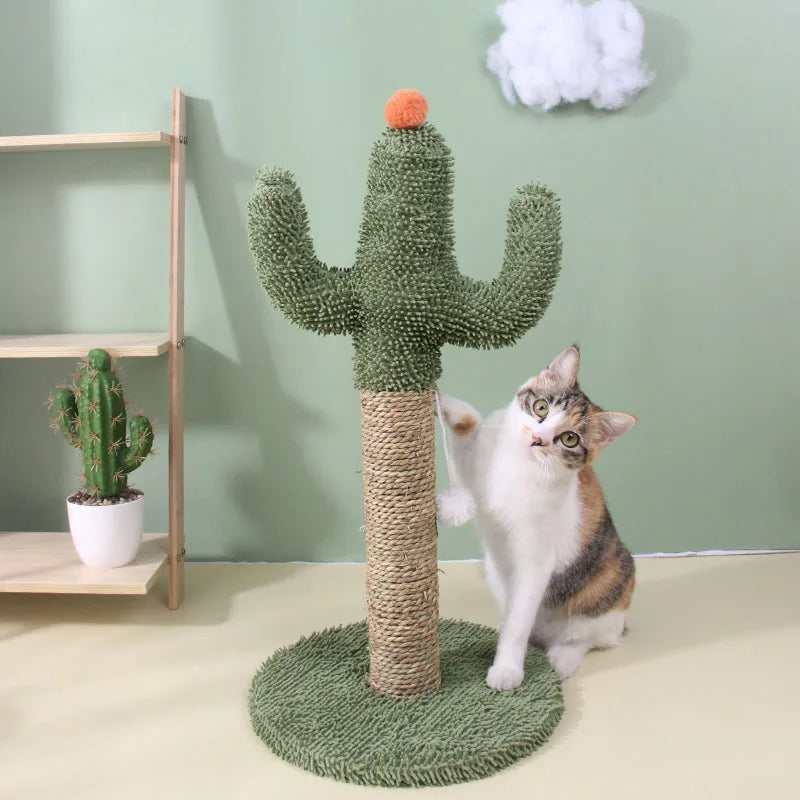 Arbre à Chat CactusPaws Mini : Jeu & Déco Compact