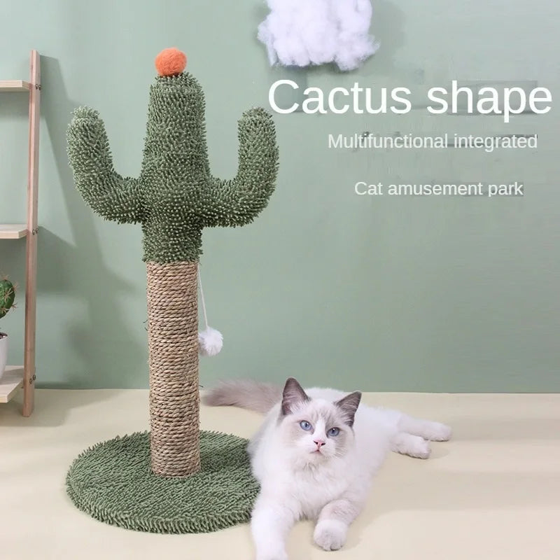 Arbre à Chat CactusPaws Mini : Jeu & Déco Compact