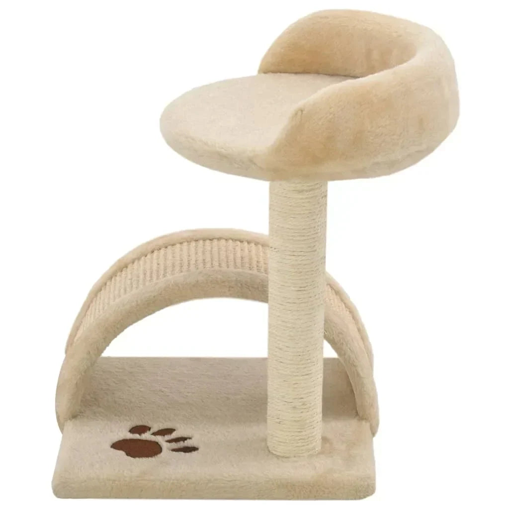 Arbre à Chat Dôme Beige : Jeu et Repos
