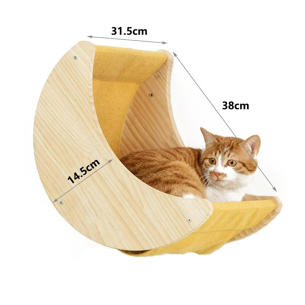 Arbre à Chat Mural ChAventure : Jeu & Détente Verticale