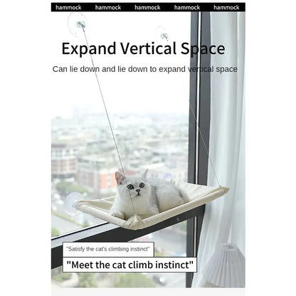 Hamac Fenêtre Chat Mural - Vue Panoramique & Confort