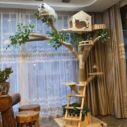 Arbre à Chat Design Naturel XL "Chat Paradis"