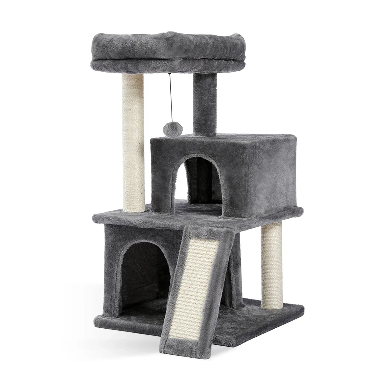 Arbre à Chat Minouland : Paradis Gris pour Félins