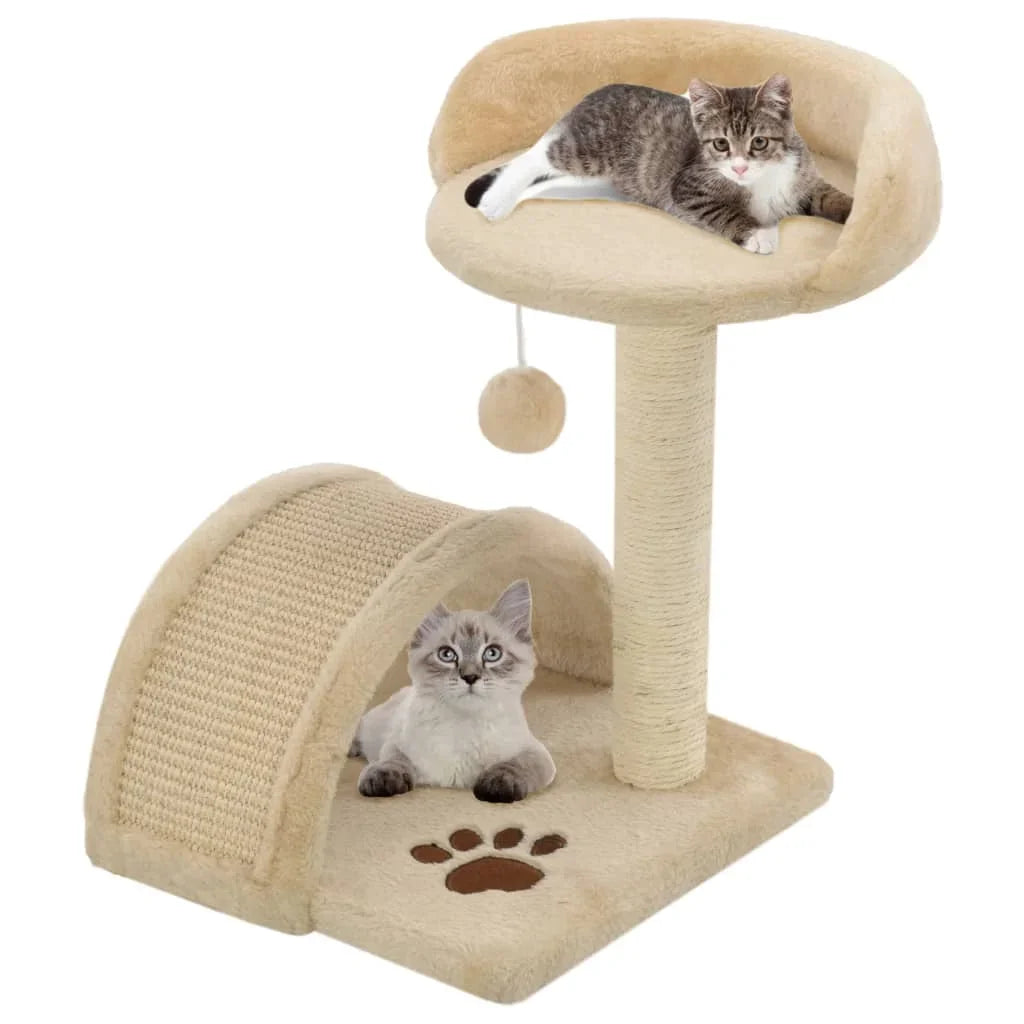 Arbre à Chat Dôme Beige : Jeu et Repos