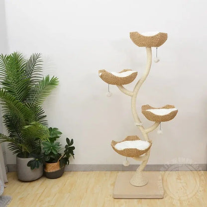 Arbre à Chat FleurDeluxe Design Bois & Sisal