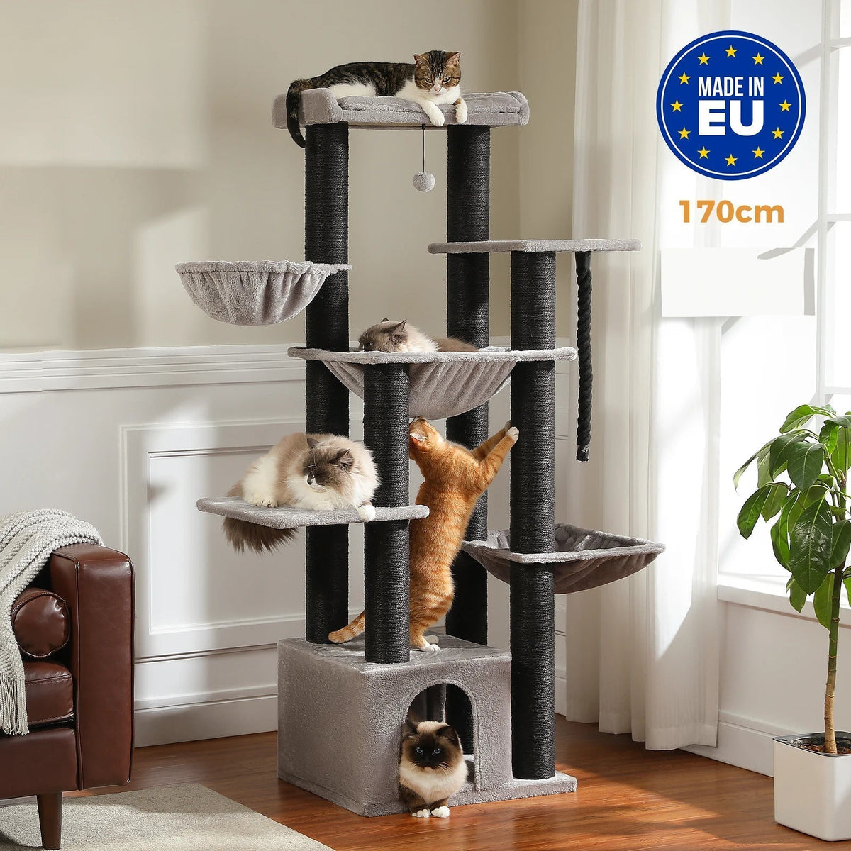 Arbre à Chat XXL "MaxiPlaisir" pour Grands Félins