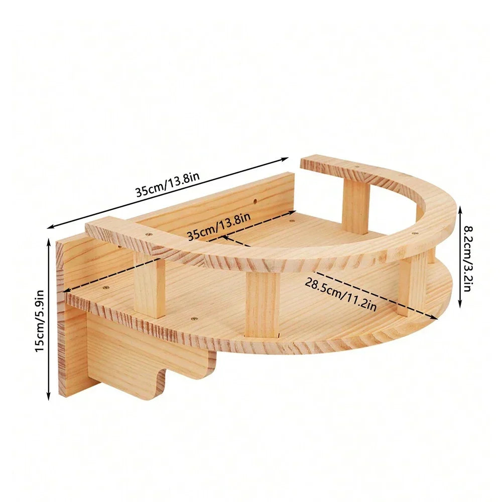 AcroChat : Pont Suspendu & Gamelle Murale Bois