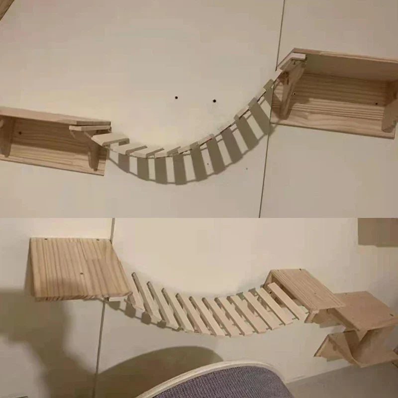 Pont Suspendu & Échelle Murale pour Chat