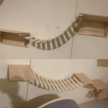 Pont Suspendu & Échelle Murale pour Chat