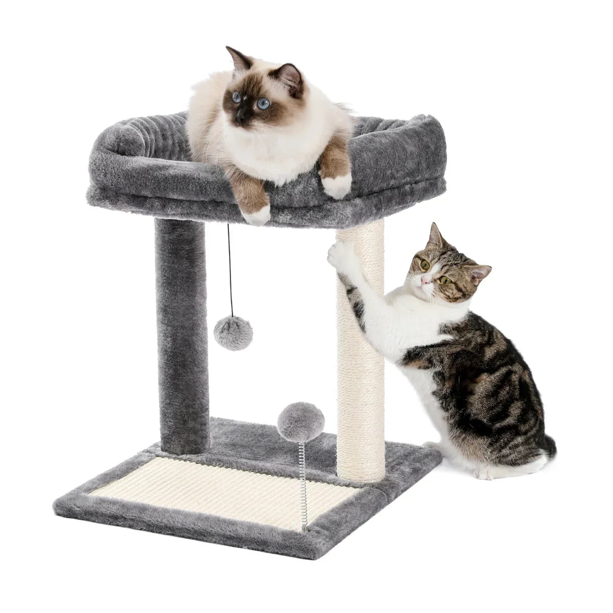 Arbre à Chat Totem Compact Gris