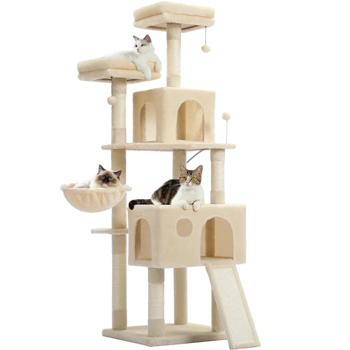 Arbre à Chat Minouland : Paradis Gris pour Félins