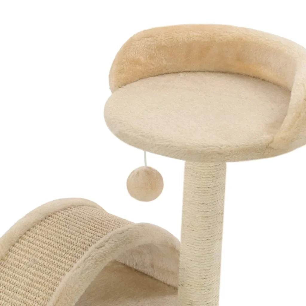 Arbre à Chat Dôme Beige : Jeu et Repos
