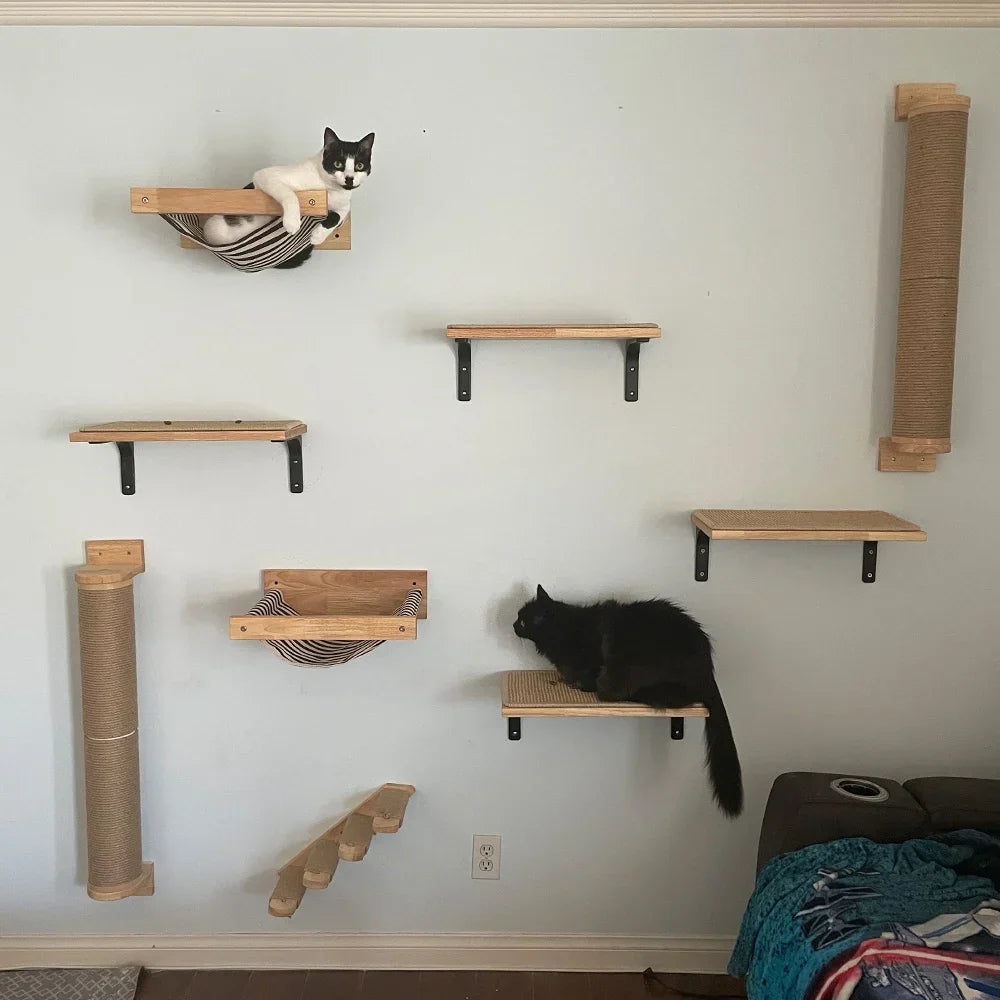 AcroChat : Pont Suspendu & Gamelle Murale Bois