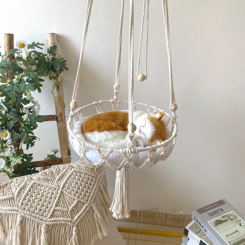 Nid Douillet Suspendu pour Chat - Confort & Design