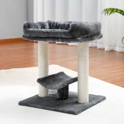 Arbre à Chat Totem Compact Gris