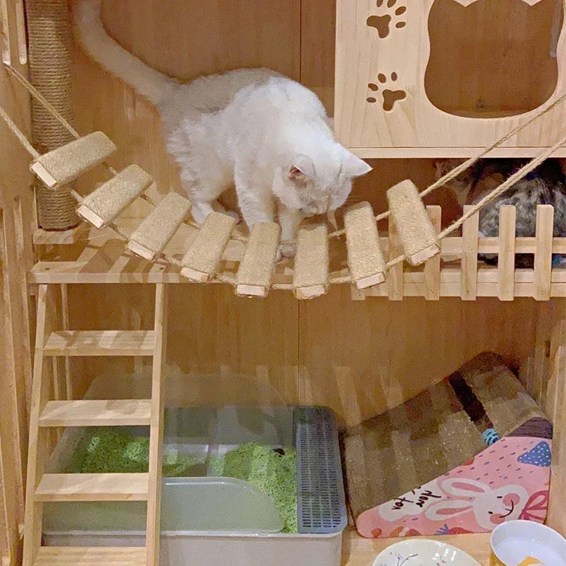 Pont Suspendu & Échelle Murale pour Chat