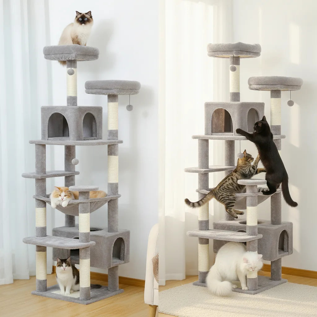 Arbre à chat spacieux confort