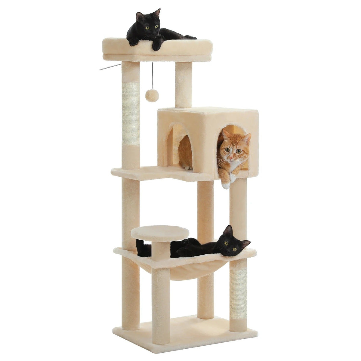Arbre à Chat FelineKingdom XXL - Luxe & Jeu Multi-niveaux
