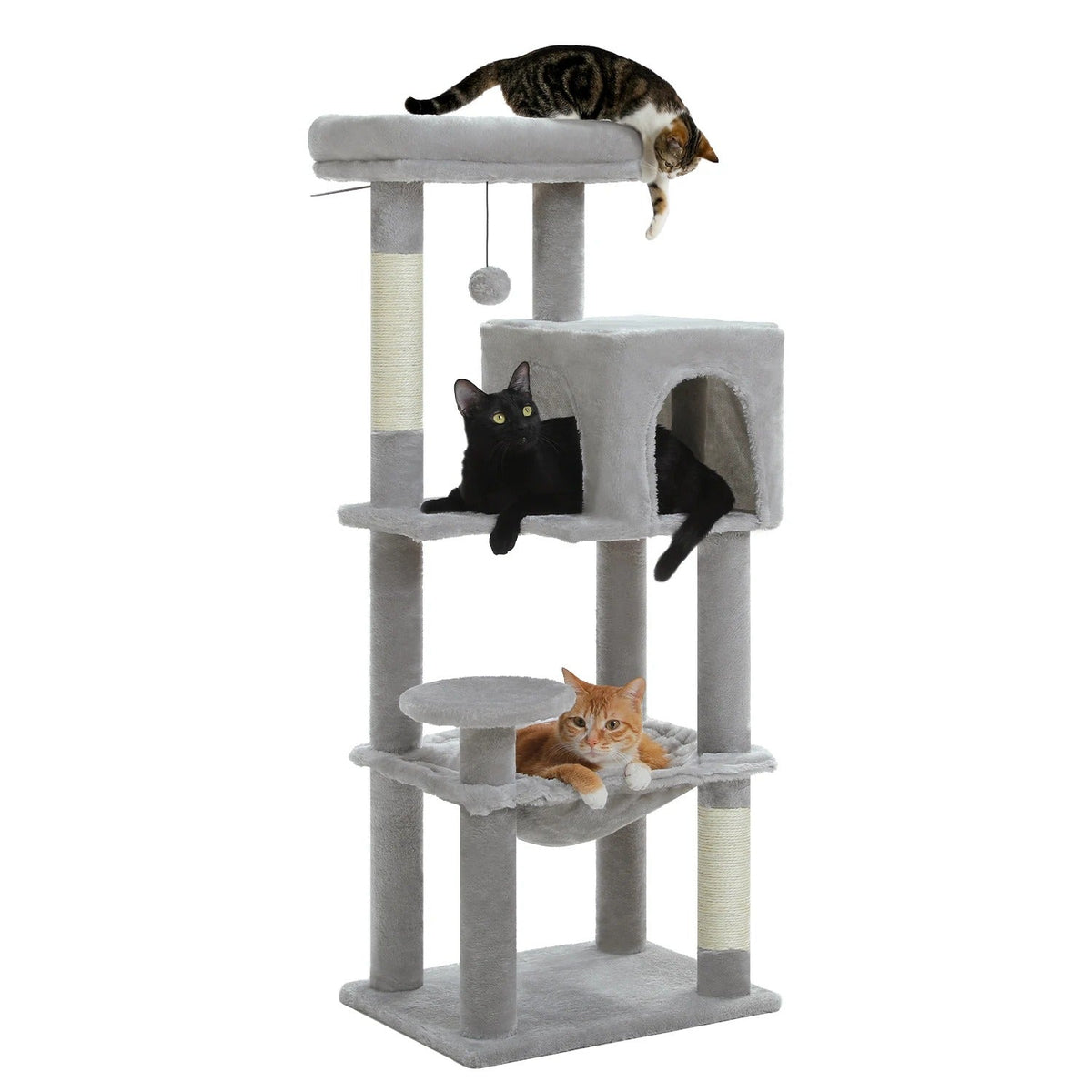 Arbre à Chat FelineKingdom XXL - Luxe & Jeu Multi-niveaux