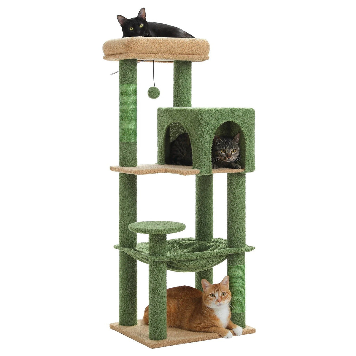 Arbre à Chat FelineKingdom XXL - Luxe & Jeu Multi-niveaux