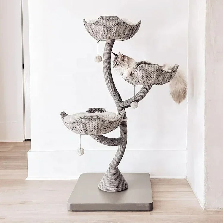 Arbre à Chat FleurDeluxe Design Bois & Sisal