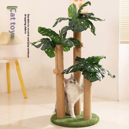 Arbre à Chat Design Bambou Vert