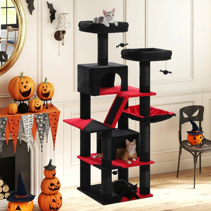 Arbre à Chat FelineKingdom XXL - Luxe & Jeu Multi-niveaux