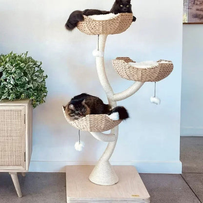 Arbre à Chat FleurDeluxe Design Bois & Sisal