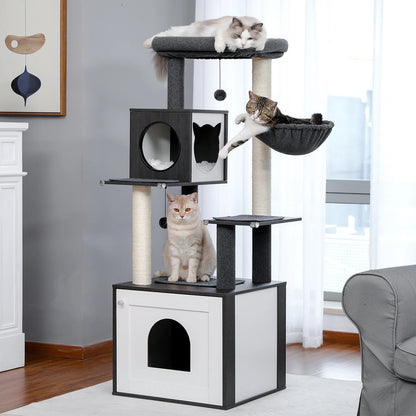 Arbre à Chat Design CozyWood : Luxe et Confort pour Votre Félin