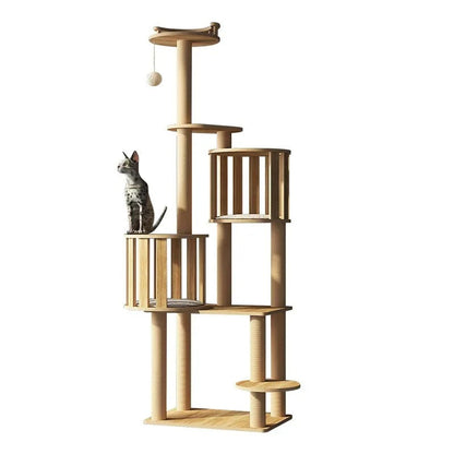 Arbre à Chat CatForest Bois Naturel Luxe