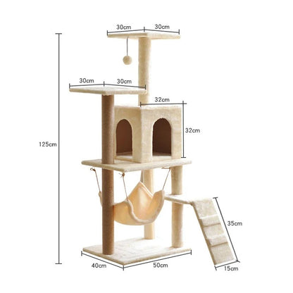 Arbre à Chat Nature'Cat Bois Massif Design Naturel