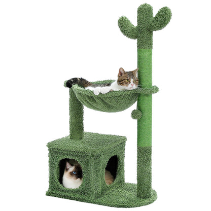 Arbre à Chat Cactus Vert Multifonction